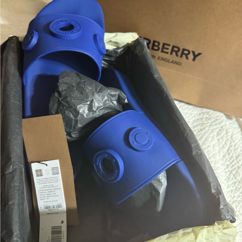 Burberry slides Derp Blue